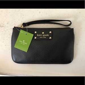 Kate Spade ♠️ Black Wristlet